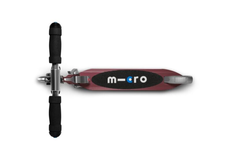 Πατίνι Micro Sprite LED - Σκούρο Κόκκινο - Image 4