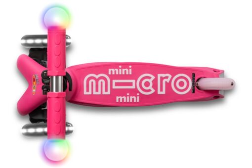 Πατίνι Mini Micro Deluxe Magic LED - Φούξια - Image 4