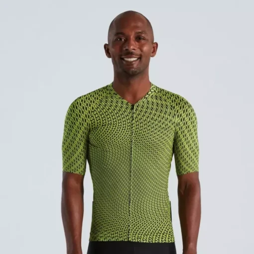 Specialized SL Bicycledelics Jersey Short Sleeve - Hyper Green/Black