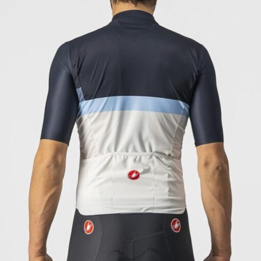 Castelli A Blocco Jersey - Savile Blue/China Blue-Azzurro - Image 2