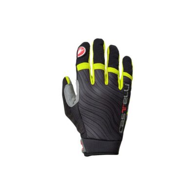 Castelli CW 6.0 Cross Gloves - Black/Yellow
