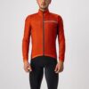 Castelli Squadra Stretch Jacket - Fiery Red/Dark Gray