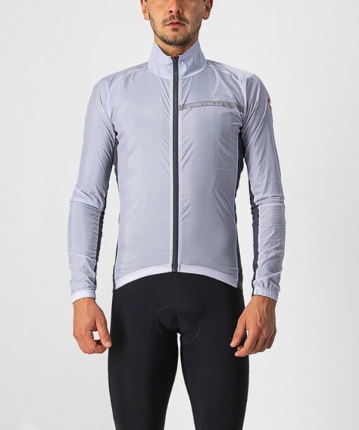 Castelli Squadra Stretch Jacket - Silver Gray/Dark Gray