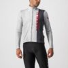 Castelli Traguardo Jersey fz - Silver Gray/Dark Gray