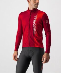 Castelli Traguardo Jersey FZ - Pro Red/Red