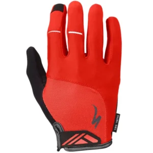 Specialized BG Dual Gel Long Finger Gloves - Red