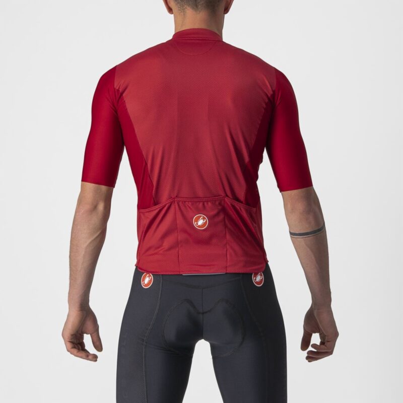 Castelli Bagarre Jersey - Pro Red/Bordeaux - Image 2