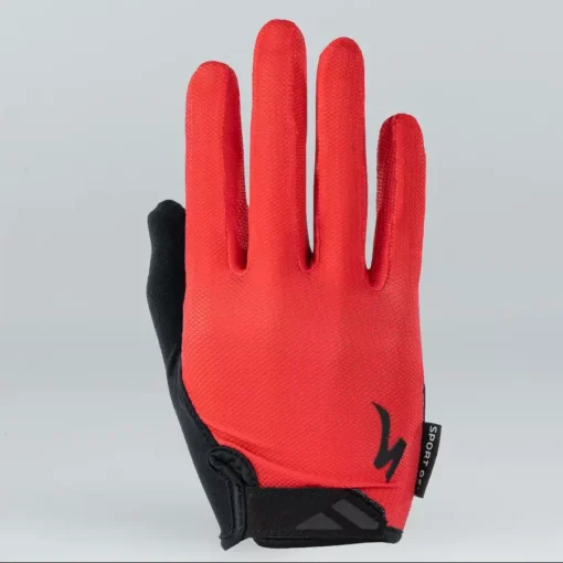 Specialized BG Sport Gel Long Finger Gloves - Red