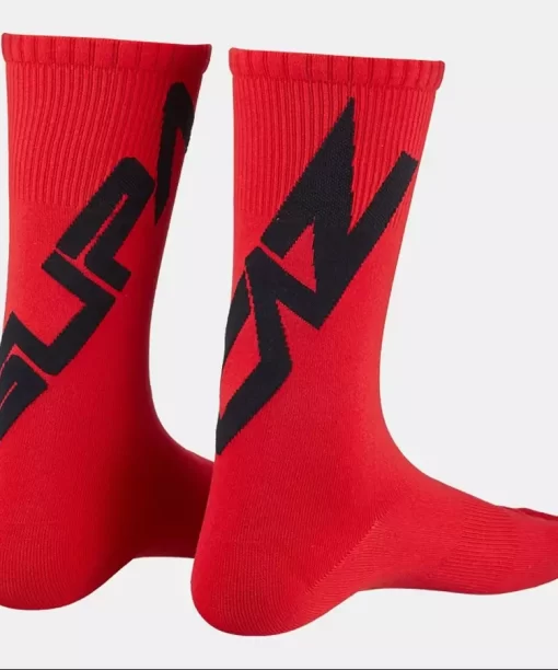 Supacaz SupaSox Twisted Sock - Red