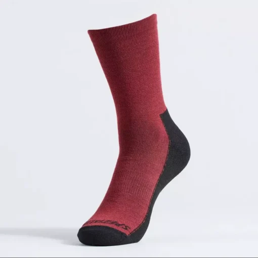 Specialized Primaloft® Lightweight Tall Logo Socks - Maroon - Image 2