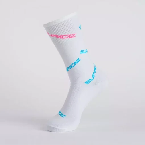 Supacaz SupaSox Twisted Sock - White Miami - Image 2