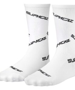 Supacaz SupaSox Twisted Sock - White