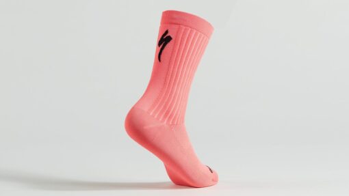 Specialized Hydrogen Aero Tall Road Socks - Vivid Coral