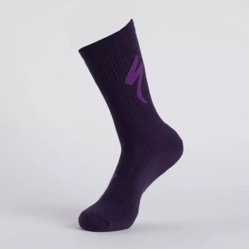 Specialized Techno Mtb Tall Logo Socks – Dusk/Purple Orchid - Image 2