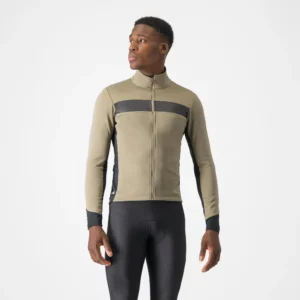 Castelli Paddoppia 3 Jacket – Olive Green/Black Reflex