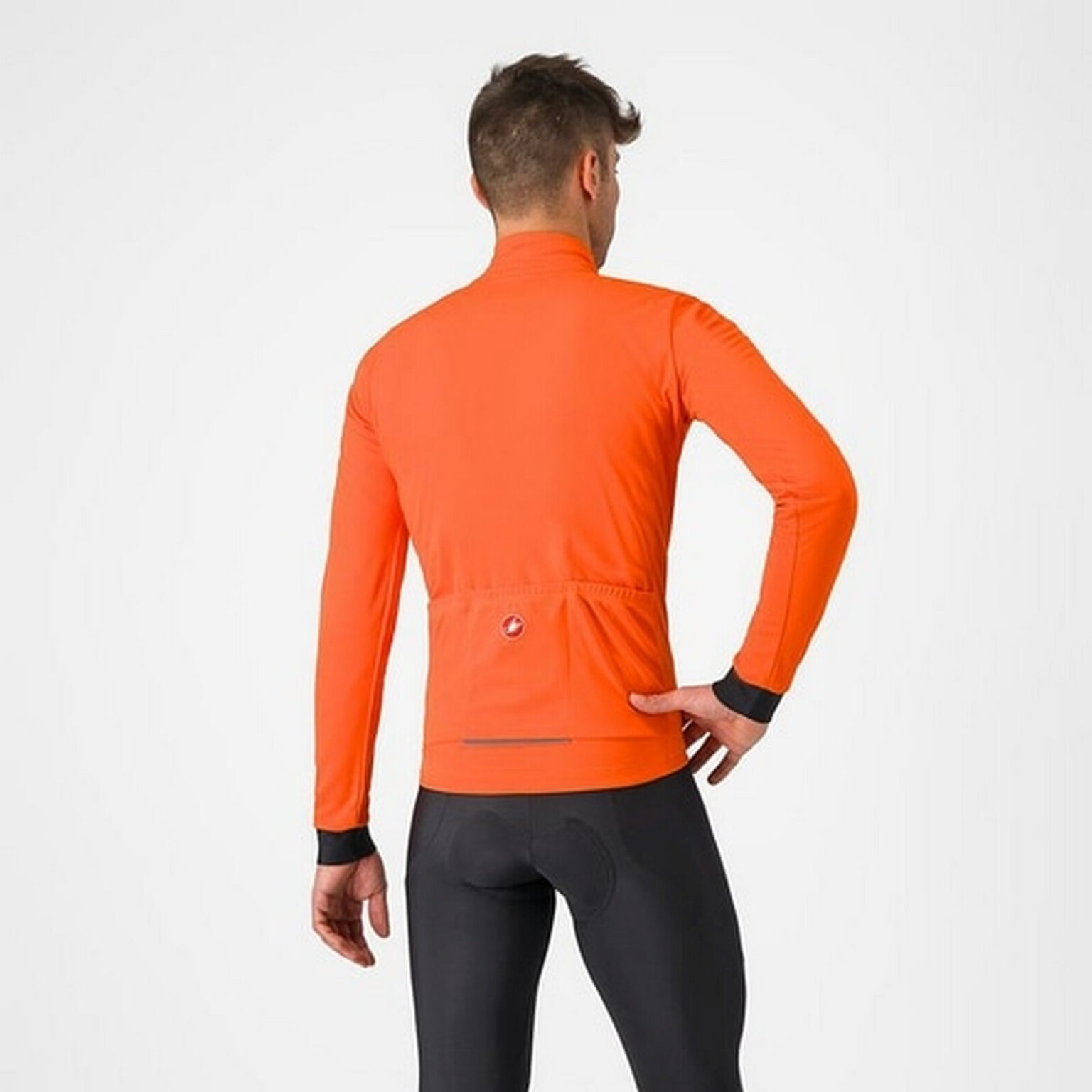 Castelli Salto Jacket - Red Orange - Image 2