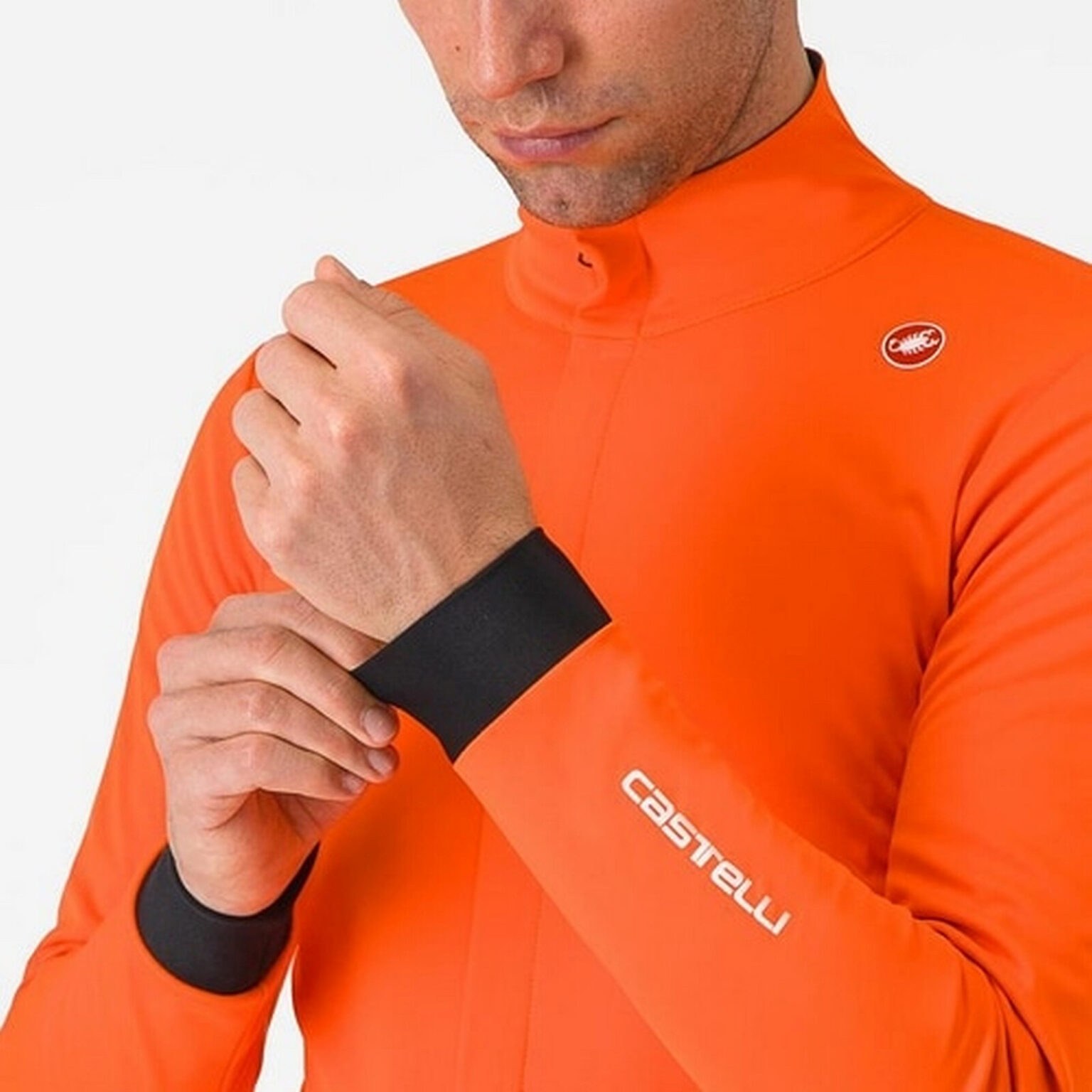 Castelli Salto Jacket - Red Orange - Image 4