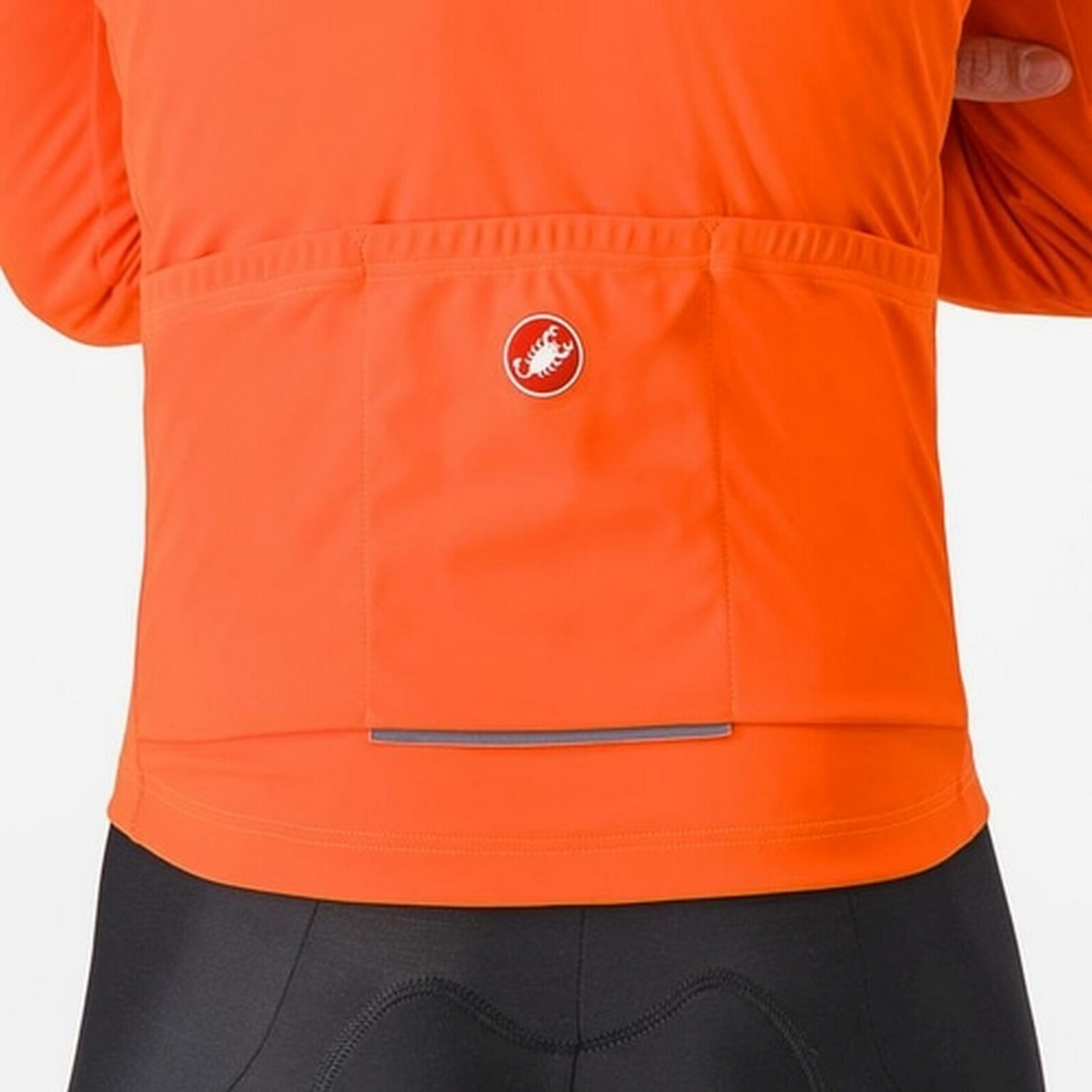 Castelli Salto Jacket - Red Orange - Image 5