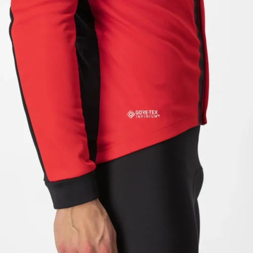 Castelli Entrata Jacket - Red/Black Light Black - Image 6