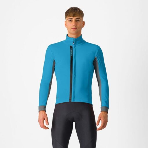 Castelli Entrata Jacket - Turquoise/Anthracite