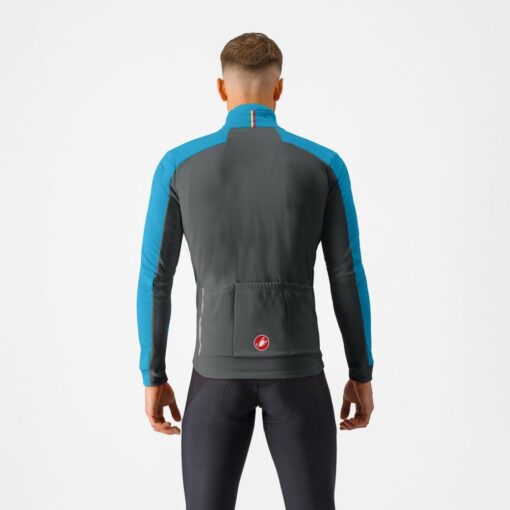 Castelli Entrata Jacket - Turquoise/Anthracite - Image 2