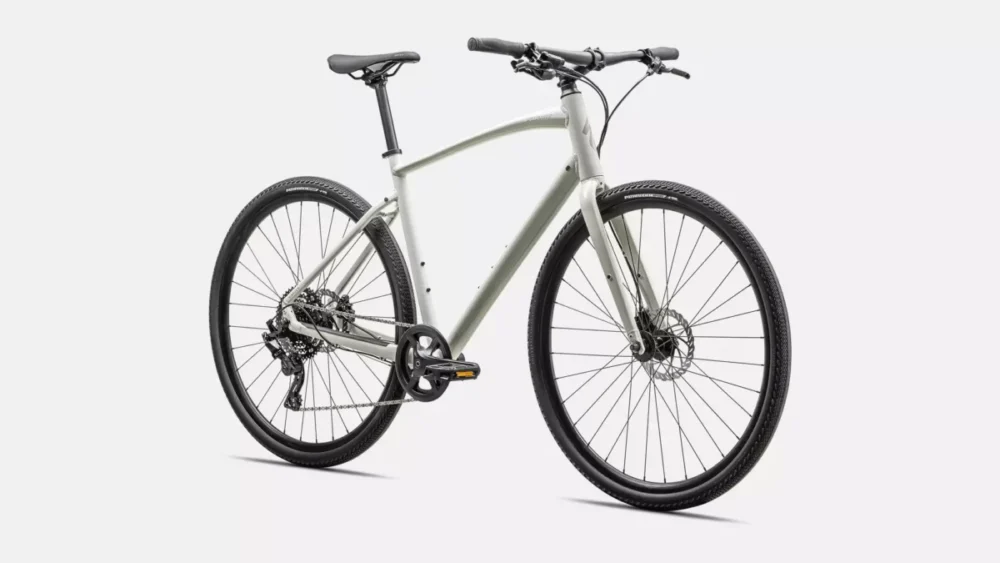 Specialized Sirrus X 2.0 - Gloss Dune White / Dove Grey Reflective - Image 2