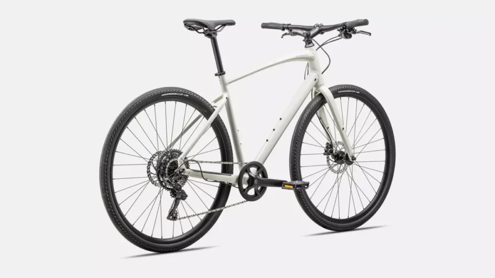 Specialized Sirrus X 2.0 - Gloss Dune White / Dove Grey Reflective - Image 3