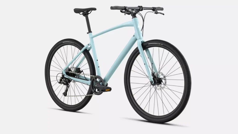 Specialized Sirrus X 1.0 - Gloss Sea Foam / Dune White Reflective - Image 2
