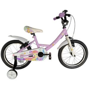 Παιδικό ποδήλατο 16" Style Mermaid V-Brake - Λιλά/Άσπρο