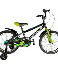 Παιδικό ποδήλατο 18″ Style Sporty V-Brake – Μαύρο/Πράσινο