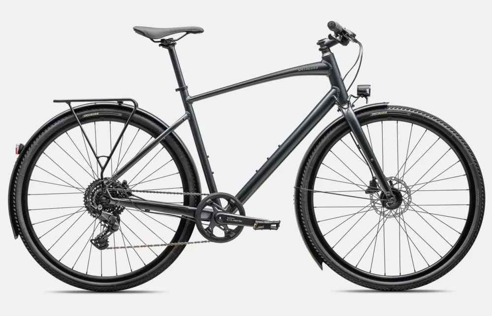 Specialized Sirrus X 2.0 EQ - Gloss Black Liquid Metal / Ashen Grey Reflective