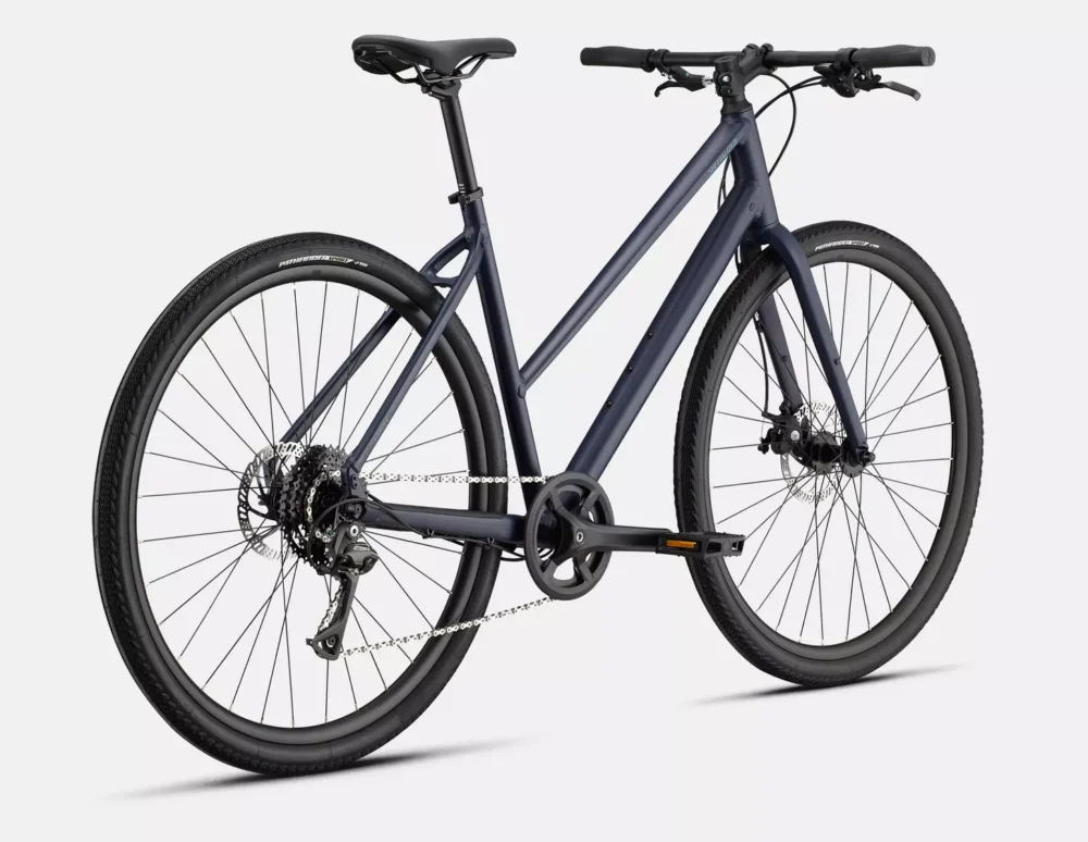 Specialized Sirrus X 1.0 Step-Through - Satin Deep Marine / Grey Blue Reflective - Image 3