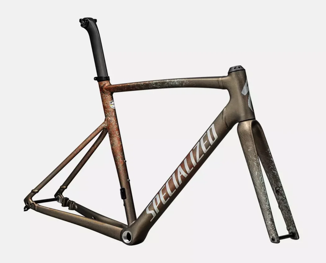 Specialized Allez Sprint Frameset - Copper Multicolor Blurred Impasto / Brushed Liquid Metal - Image 2