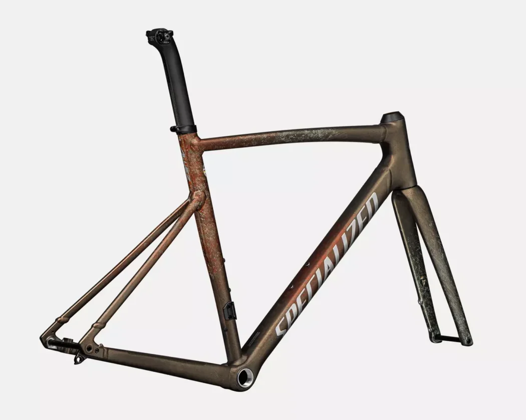 Specialized Allez Sprint Frameset - Copper Multicolor Blurred Impasto / Brushed Liquid Metal - Image 3
