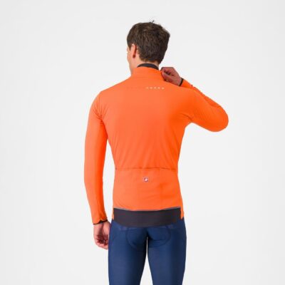 Alternative view of Castelli Alpha 150 Jacket - Brilliant Orange/Dark Gray