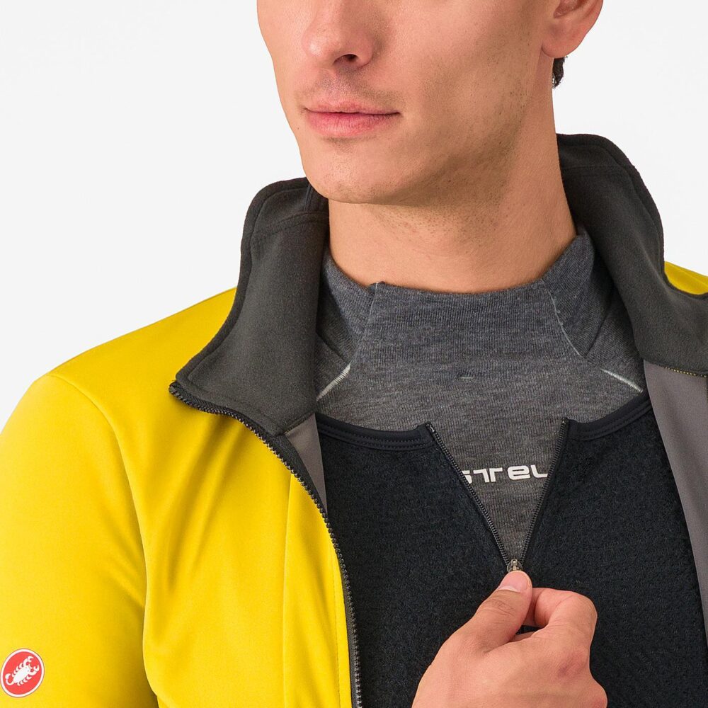 Castelli Alpha 150 Jacket - Mango Mojito / Black - Image 3