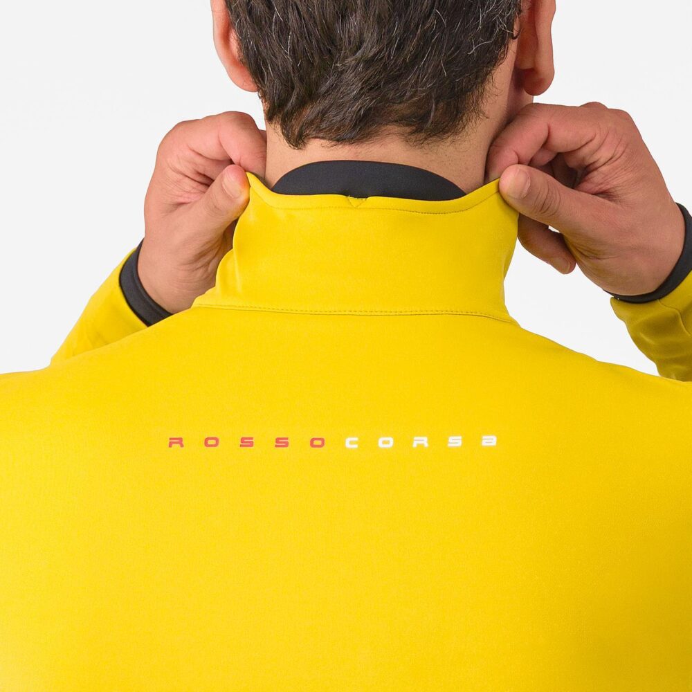 Castelli Alpha 150 Jacket - Mango Mojito / Black - Image 4
