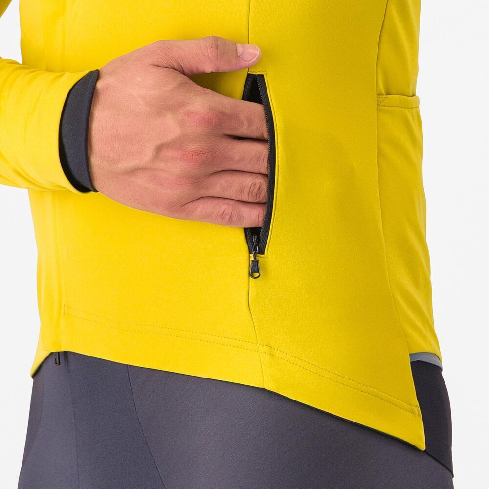 Castelli Alpha 150 Jacket - Mango Mojito / Black - Image 5