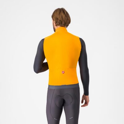 Alternative view of Castelli Espresso Vest - Vivid Orange/Dark Gray