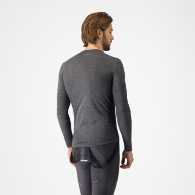 Alternative view of Castelli Medio Base Layer LS - Melange Gray