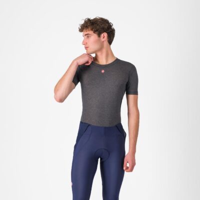 Castelli Medio Base Layer SS - Melange Gray