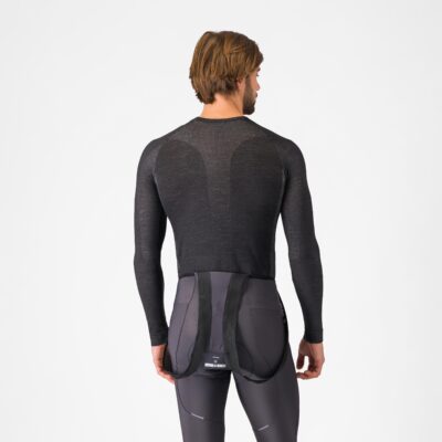 Alternative view of Castelli Merino Seamless Baselayer - Black