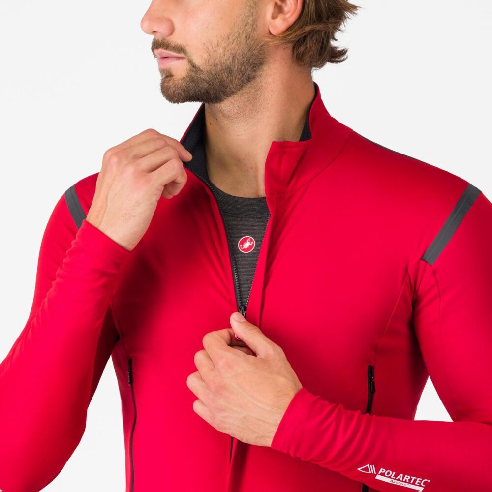 Castelli Perfetto RoS 3 Jacket - Rich Red / Black Reflex - Image 3